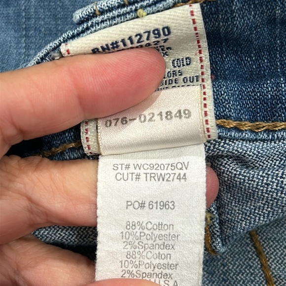 True Religion Joey Low Flare Jeans - Size 31 - Picture 10 of 10